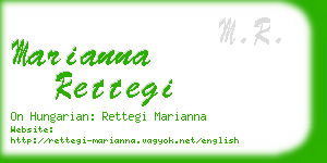 marianna rettegi business card